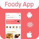 Foody - React Native Restaurant Food delivery iOS and Android App UI - Mobile