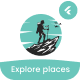 Explore Places - Flutter Places App with Firebase Backend | Place App | With AI - Mobile / Flutter / Full Applications