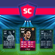 Responsive Soccer Player Cards - HTML5 / Templates