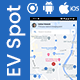EV Charging Station App | Electric Vehicle Charging Spot App | Ionic | SpeedCharge - Mobile