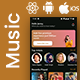 Online Music Streaming App | Music Player App | Music App in React Native | Multi Language - Mobile