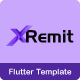 XRemit - Remittance Solutions Money Transfer Flutter App - Mobile / Flutter