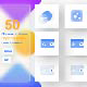 Glassmorphism Cryptocurrency Lottie Animation - JavaScript