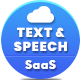 Cloud Text & Speech - Ultimate Text to Speech and Speech to Text as SaaS - PHP Scripts