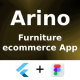 Arino ANDROID + IOS + FIGMA | UI Kit | Flutter | Furniture Ecommerce App | Free Figma File - Mobile / Flutter