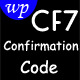 Contact Form 7 Confirmation Code - For Each Submission will Require a Unique Invitation Code - WordPress / Forms
