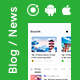2 App Template | Online Short News App | Modern Blogging App | Magazine App | ShareOn - Mobile / Native Web