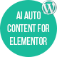 A.I Autocontent for Elementor - WordPress / Add-ons