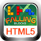 Customizable Falling Blocks Game (HTML5) Advanced Game - HTML5 / Games