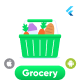 GoGrocery - Groceries, Foods, Milk, Vegetable, Pharmacies, eCommerce Grocery Delivery | Flutter App - Mobile / Flutter