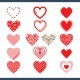 Valentine's Heart Shaped Lottie JSON animated Icons - Animated Love Pack with After Effects - JavaScript / Animated SVGs