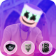 Marshmello Face Mask Photo Editor - Cagoule Photo Editor - Anonymous Face Mask - Image Editor - Mobile / Android