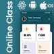 Online Class App Template |Coaching App | Online Exam eLearning App| Online Study App | React Native - Mobile