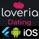 Loveria Dating Flutter App for Android & iOS - Mobile Apps - Mobile / Flutter / Full Applications