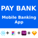 Mobile Banking App | UI Kit | ReactNative | Figma + Sketch + XD FREE | PayBank - Mobile / Native Web