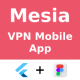 VPN Mobile App | UI Kit | Flutter | Figma FREE | Life Time Update | Mesia VPN - Mobile / Flutter