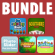 Bundle 5 Puzzle Android Studio Games with AdMob Ads - Mobile / Android
