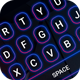 Neon LED Light Keyboard - RGB and Emoji Light Keyboard - RGB Themes - LED Keyboard - LED Light Type - Mobile / Android