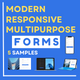 Modern Multipurpose Forms - Responsive Login, Register, and Contact HTML CSS Forms - CSS / Forms