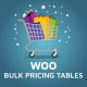 Woo Bulk Pricing Tables - WordPress / eCommerce / WooCommerce