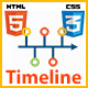 HTML CSS Timeline Template - CSS / Layouts