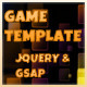 Gathering items game Template, Jquery & Tweenmax - HTML5 / Games