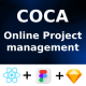 COCA - Project Management App | ANDROID + IOS + FIGMA + Sketch | UI Kit | React Native - Mobile / Native Web