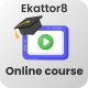 Ekattor 8 school online course addon - PHP Scripts / Project Management Tools