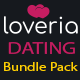 Loveria Dating Bundle Pack - Laravel PHP Dating Script and Flutter Mobile Apps for Android and iOS - Mobile / Flutter...