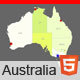 Interactive Map of Australia - HTML5 - HTML5 / Charts and Graphs
