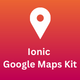 Ionic 6 Google Maps Starter Kit - Mobile / Native Web