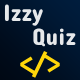 Izzy Quiz - Quiz Trivia Game | Easy To Use Customizable Web Component - JavaScript