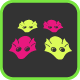 3D Monster Tic Tac Toe - Puzzle Game For Kid - HTML5 / Games
