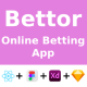 Bettor - Sports, E-sports to Casinos Game | React Native | Figma + Sketch + XD FREE - Mobile / Native Web