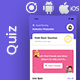 Modern Quiz Solo App + Multiplayer quiz app + 1vs1 quiz App Template | Ionic | QuizX - Mobile