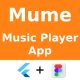 Music Player App | Flutter | Figma FREE | Life Time Update | Mume - Mobile / Flutter