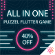 Combo Puzzel Flutter Game - Mobile