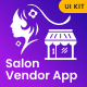 Salon Vendor Flutter App - UI Kit - Mobile / Flutter