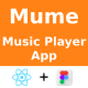 Music Player App | ReactNative | Figma FREE | Life Time Update | Mume - Mobile / Native Web
