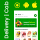 6 App Template| eCommerce Food Grocery Delivery App| Cab Booking| Peer to Peer Delivery App| DeliQ - Mobile / Native Web