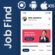 Job Classifieds App in Ionic | Job Finding App| Recruitment Portal Job App | JobFinder - Mobile