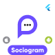 Sociogram - Social Media App | Instagram Reels | Threads | Clubhouse | Chat | Social Template App - Mobile / Flutter