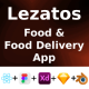 Lezatos ANDROID + IOS + FIGMA + XD + SKETCH + Blend | UI Kit | ReactNative (Expo) | Food Delivery - Mobile / Native Web