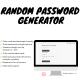 Password Generator - HTML5
