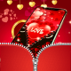 Heart Zipper Lock Screen – Pin Zipper Lock Screen - Screen Lock - Love Zipper Lock Screen - Mobile / Android