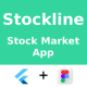 Stock Market App | Flutter Template | Figma FREE | Life Time Update | Stockline - Mobile / Flutter