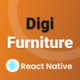 Furniture Ecommerce App UI/UX React Native Mobile Skin