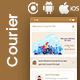 Courier Delivery Ionic App Template | 2 Apps | User App + Delivery App | CourierPro - Mobile