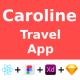 Travel App | ReactNative CLI | Figma + XD + Sketch FREE | Life Time Update | Caroline - Mobile / Native Web