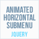 Animated Horizontal Submenu - JavaScript / Navigation
